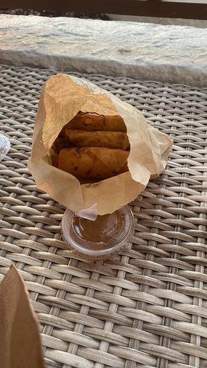 Crunchy rolls  at Vegan Kitchen in Naples