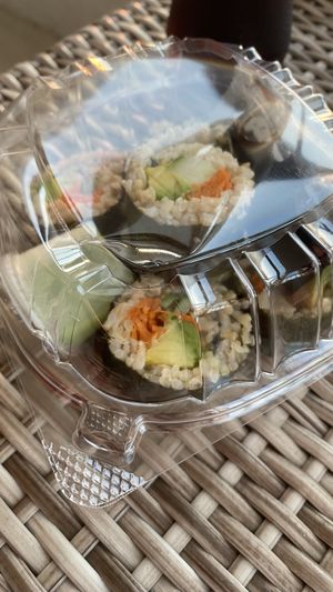 Avocado roll  at Vegan Kitchen in Naples