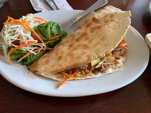 Veg “Quesadilla”  at Vegan Kitchen in Naples