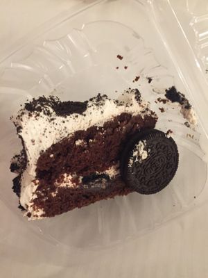 Oreo cake was wonderful  at Vegan Kitchen in Naples