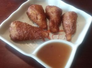 Vegan drumsticks appetizer at Vegan Kitchen in Naples