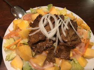 Mango salad.  Amazing!! at Vegan Kitchen in Naples