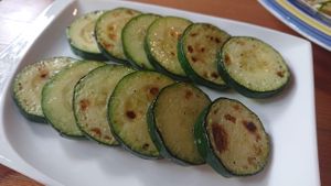 Grilled zucchini NTD150 at Egg Milk Tree 蛋奶樹 in Taipei