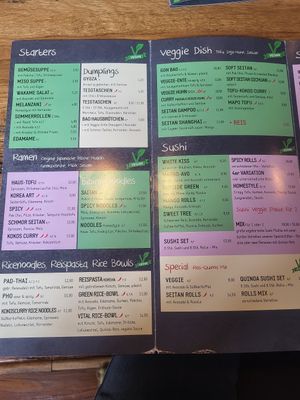 All of the vegan options. They also have vegan desserts at Kaoo in Vienna