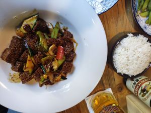 Soft Seitan Sichuan at Kaoo in Vienna