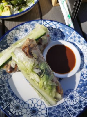 Summerrolls tofu at Kaoo in Vienna