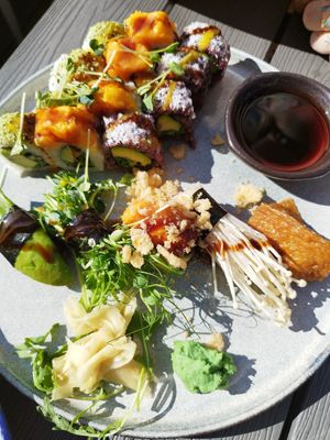 Sushi platter at Kaoo in Vienna