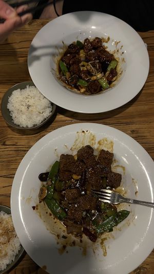 Soft Seitan and Seitan Gampoo  at Kaoo in Vienna