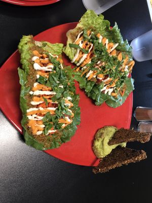 Raw tacos   at Rawk Star Cafe and Marketplace in Oldsmar