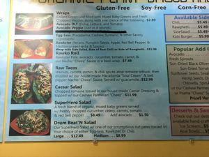 Menu  at Rawk Star Cafe and Marketplace in Oldsmar