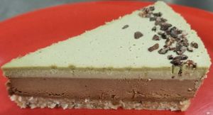Chocolate Matcha Pie at Rawk Star Cafe and Marketplace in Oldsmar