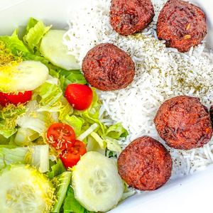 Veggie Meatballs  at Greenhaus Eatery in San Diego