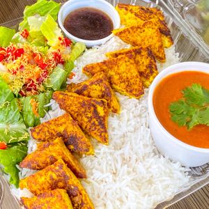 Spicy Tofu  at Greenhaus Eatery in San Diego