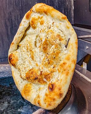Garlic Naan at Greenhaus Eatery in San Diego