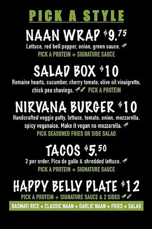 Pick a style!  at Greenhaus Eatery in San Diego