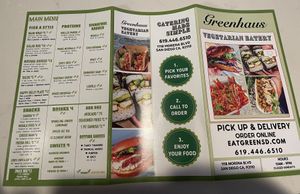   at Greenhaus Eatery in San Diego