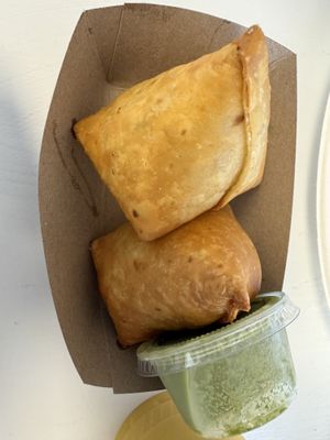 Samosa  at Greenhaus Eatery in San Diego