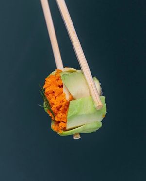 Avocado roll  at Green Sushi  in Sao Paulo