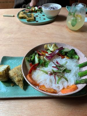 Lamen tofu at Green Sushi  in Sao Paulo