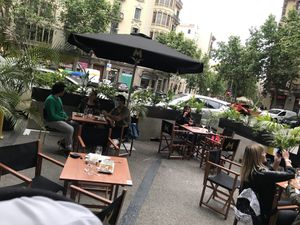 Terrace at Chez Kessler in Barcelona