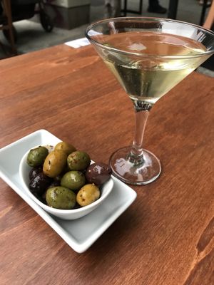 Olives at Chez Kessler in Barcelona
