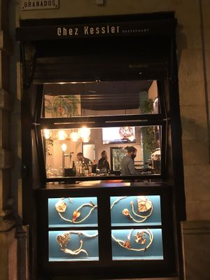 Outside Barra at Chez Kessler in Barcelona