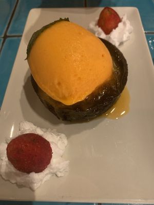 Dessert at Chez Kessler in Barcelona