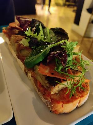 Bacon tortilla at Chez Kessler in Barcelona