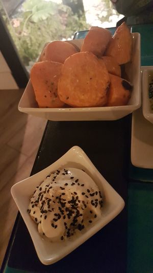 Yams with truffle mayo at Chez Kessler in Barcelona