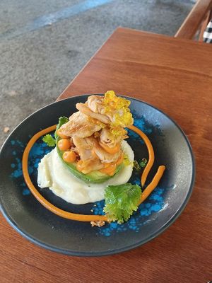 Heura con puré at Chez Kessler in Barcelona