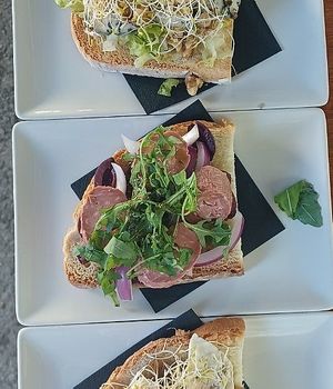 Montadito de mortadela at Chez Kessler in Barcelona