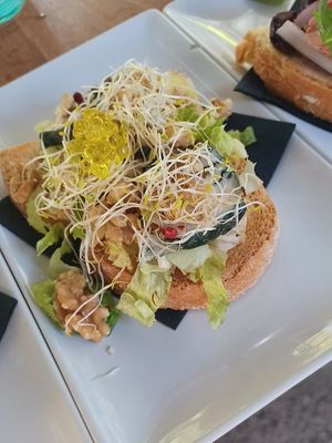 Montadito de queso azul at Chez Kessler in Barcelona