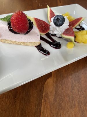 Cheesecake at Chez Kessler in Barcelona