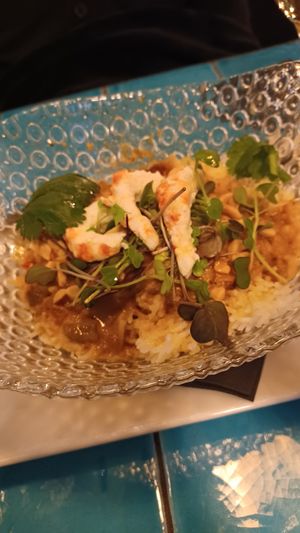Risotto thai con gambas at Chez Kessler in Barcelona