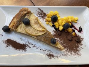 Pastel de manzana #Veganuary at Chez Kessler in Barcelona