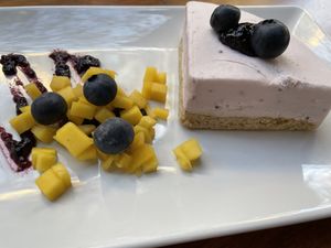 Cheese cake #Veganuary at Chez Kessler in Barcelona