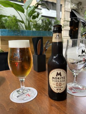 Terrace beers  at Chez Kessler in Barcelona