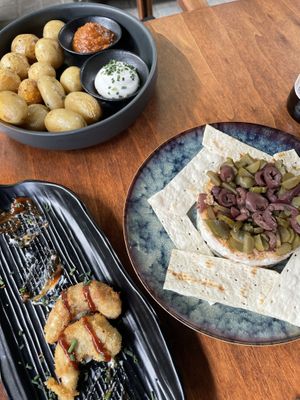 Dishes  at Chez Kessler in Barcelona