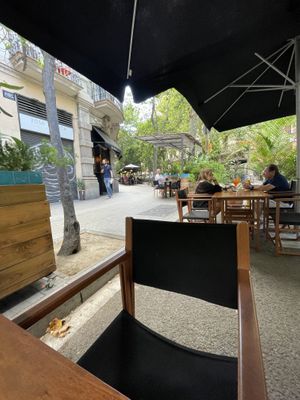 Terrace  at Chez Kessler in Barcelona