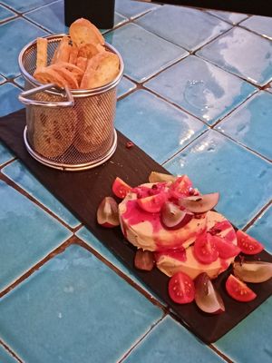 Fois gras, berry savory at Chez Kessler in Barcelona