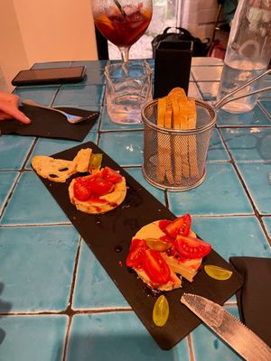 Fauxgras special tapas at Chez Kessler in Barcelona