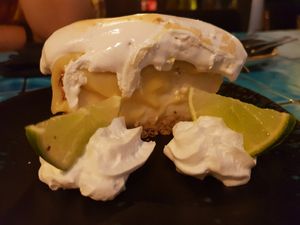 Lemon merengue cheesecake at Chez Kessler in Barcelona