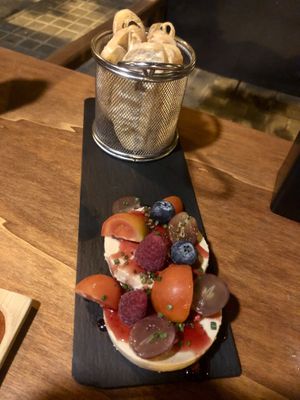 Faux gras  at Chez Kessler in Barcelona