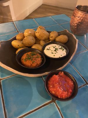Patatas bravas   at Chez Kessler in Barcelona