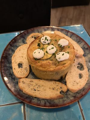 la famosa tortilla  at Chez Kessler in Barcelona
