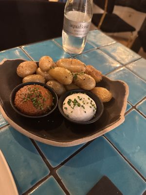 Patatas Bravas  at Chez Kessler in Barcelona