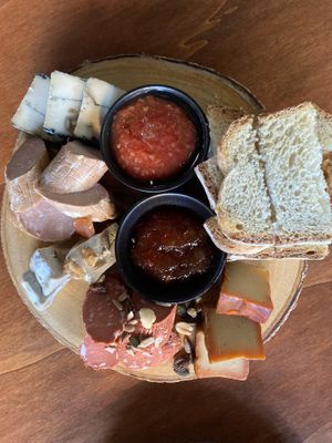 Tapas platter  at Chez Kessler in Barcelona