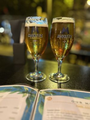 Moritz 7 - 5.5% malted lager   at Chez Kessler in Barcelona