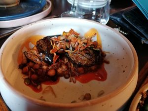 Aubergine chickpea at Horticulture in Newcastle Upon Tyne