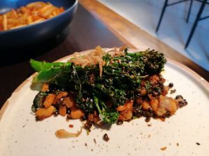 Broccoli salad at Horticulture in Newcastle Upon Tyne